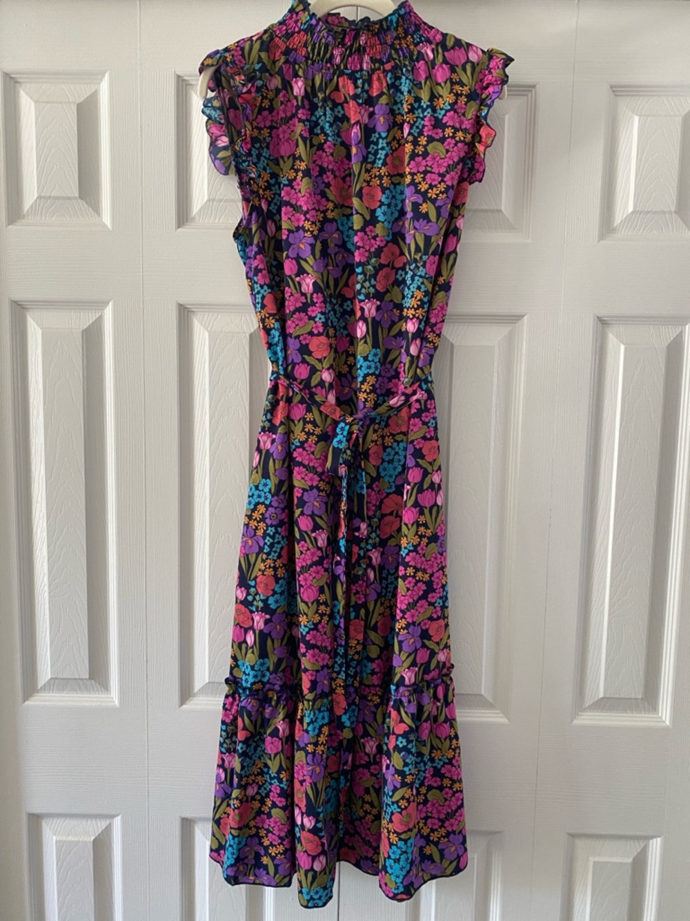 Beautiful Floral Cap Sleeve Dress